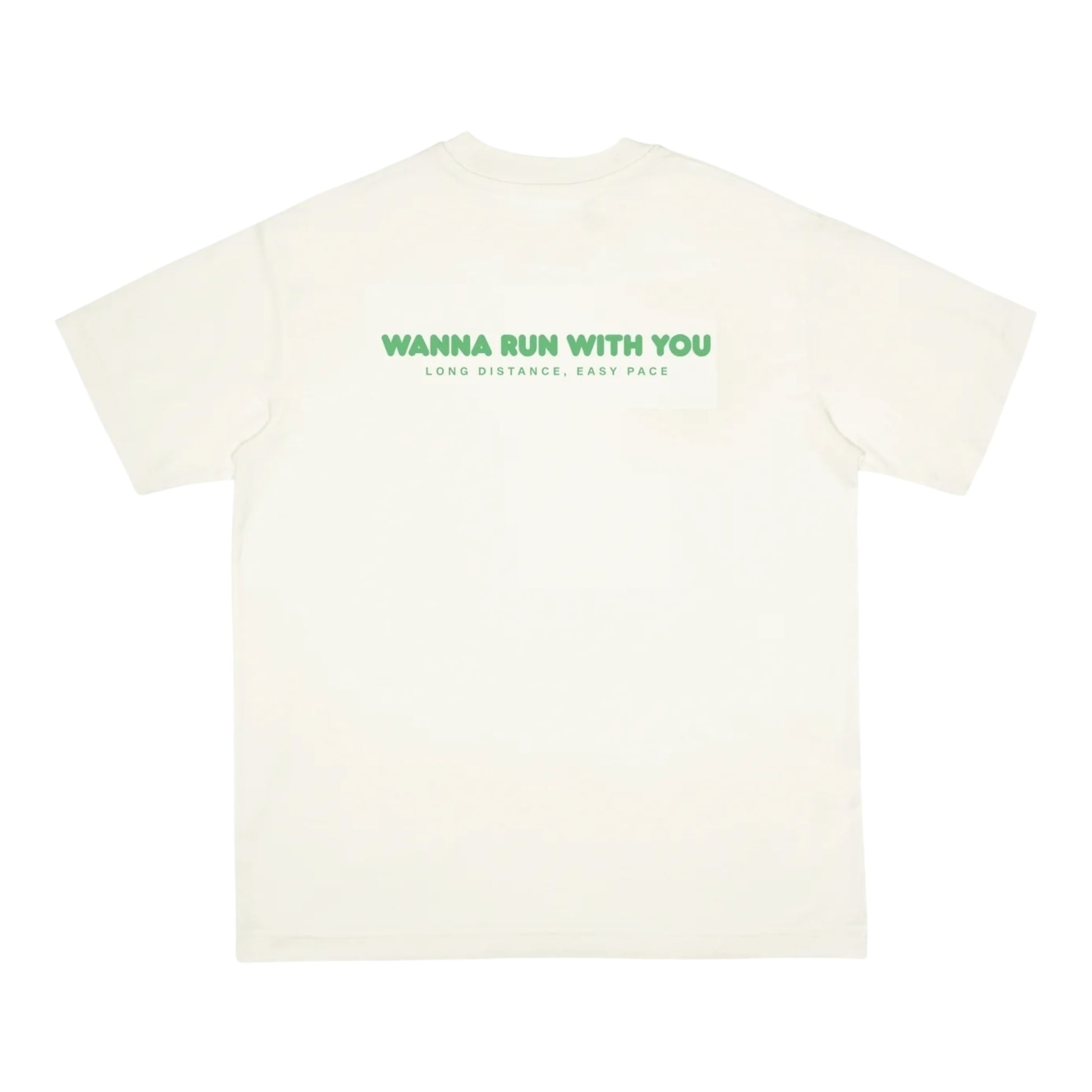 Peaufine Athletics - Wood T-shirt™ Wanna Run - off white - Teeshirt Running Hommes