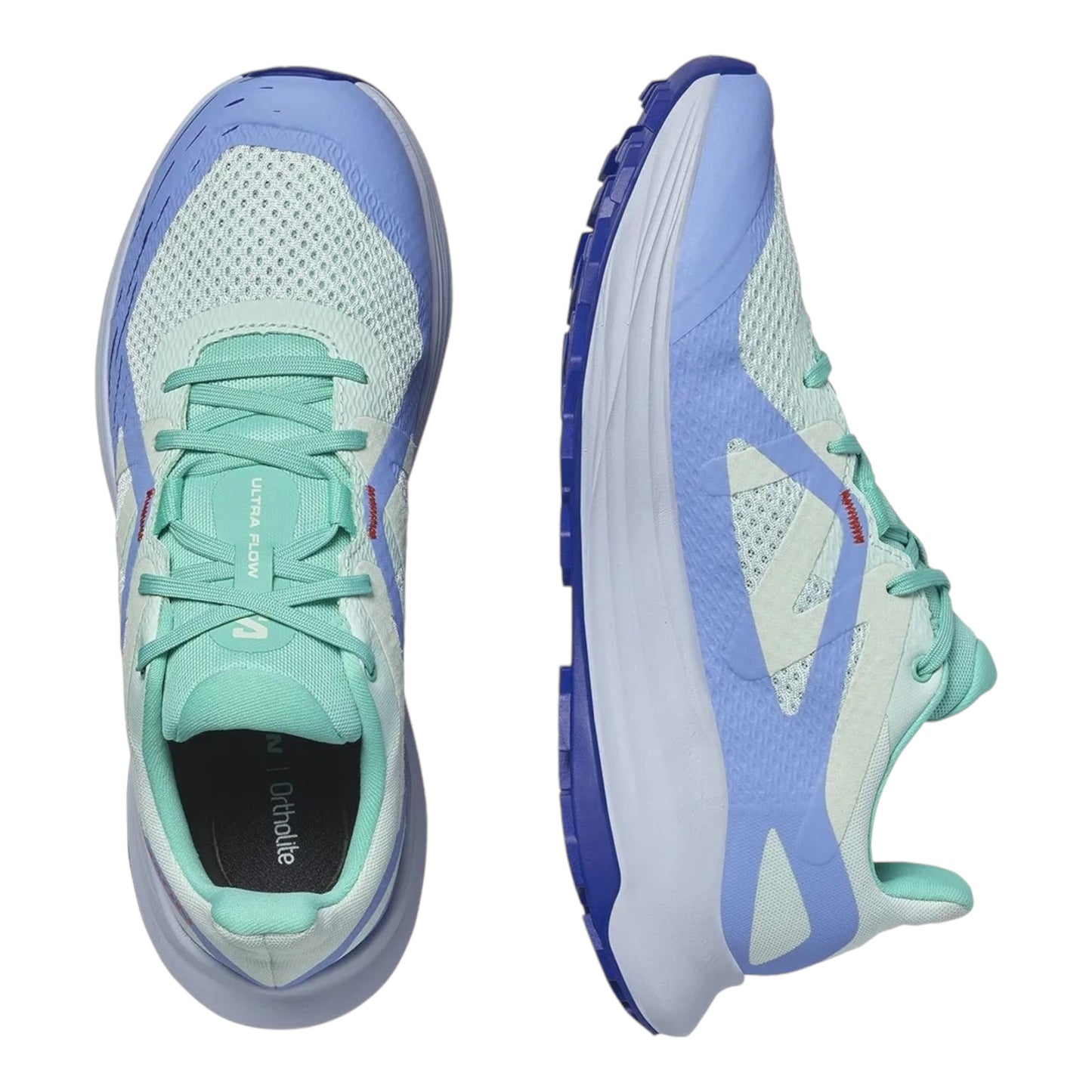 Salomon - Ultra Flow - bay /  hydrangea / cherry tomato - Chaussures trail running femmes