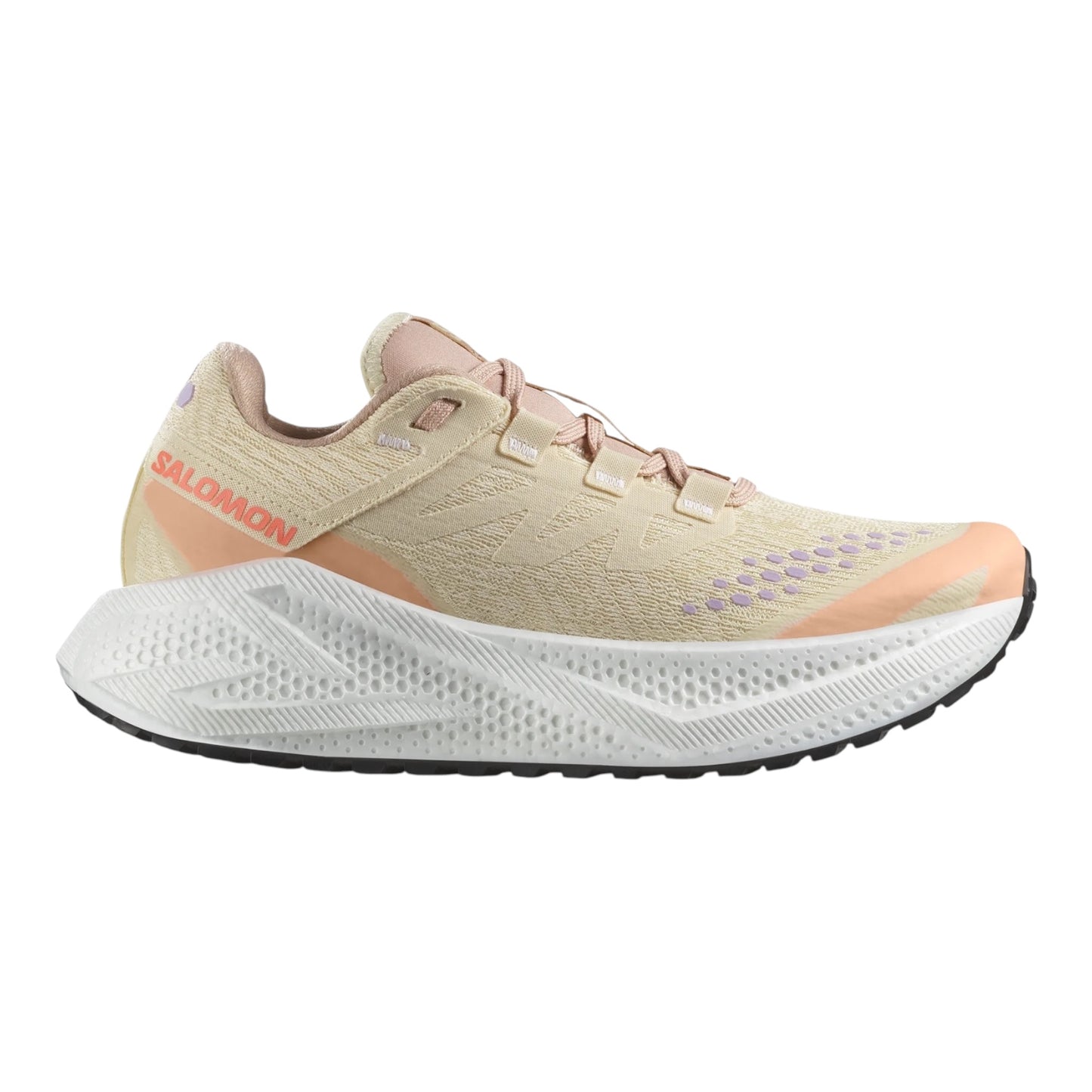 Salomon - Aero Glide 3 GRVL - Shortbread / White / Fusion Coral- Chaussures running femmes