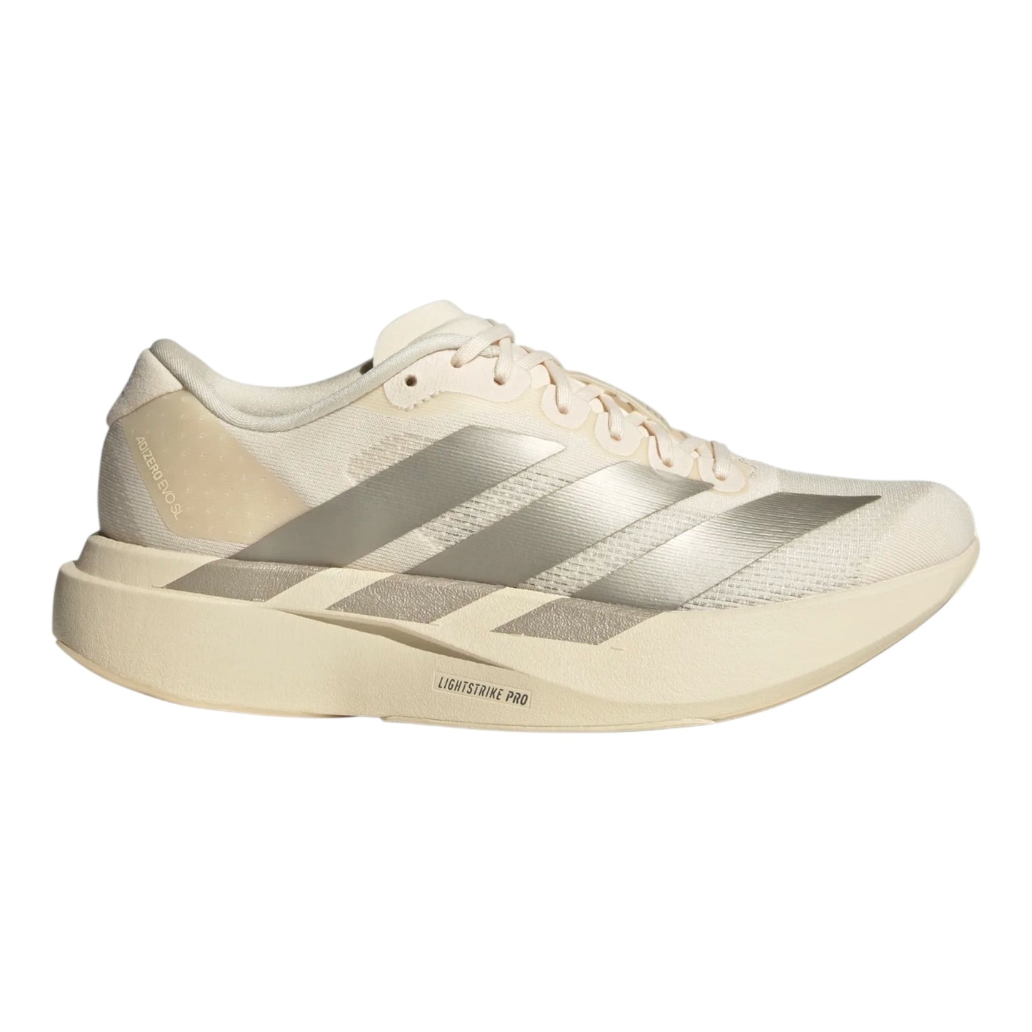 Adidas - Adizero Evo SL - Wonder White / Cyber Metallic / Warm Vanilla - Chaussures running femmes