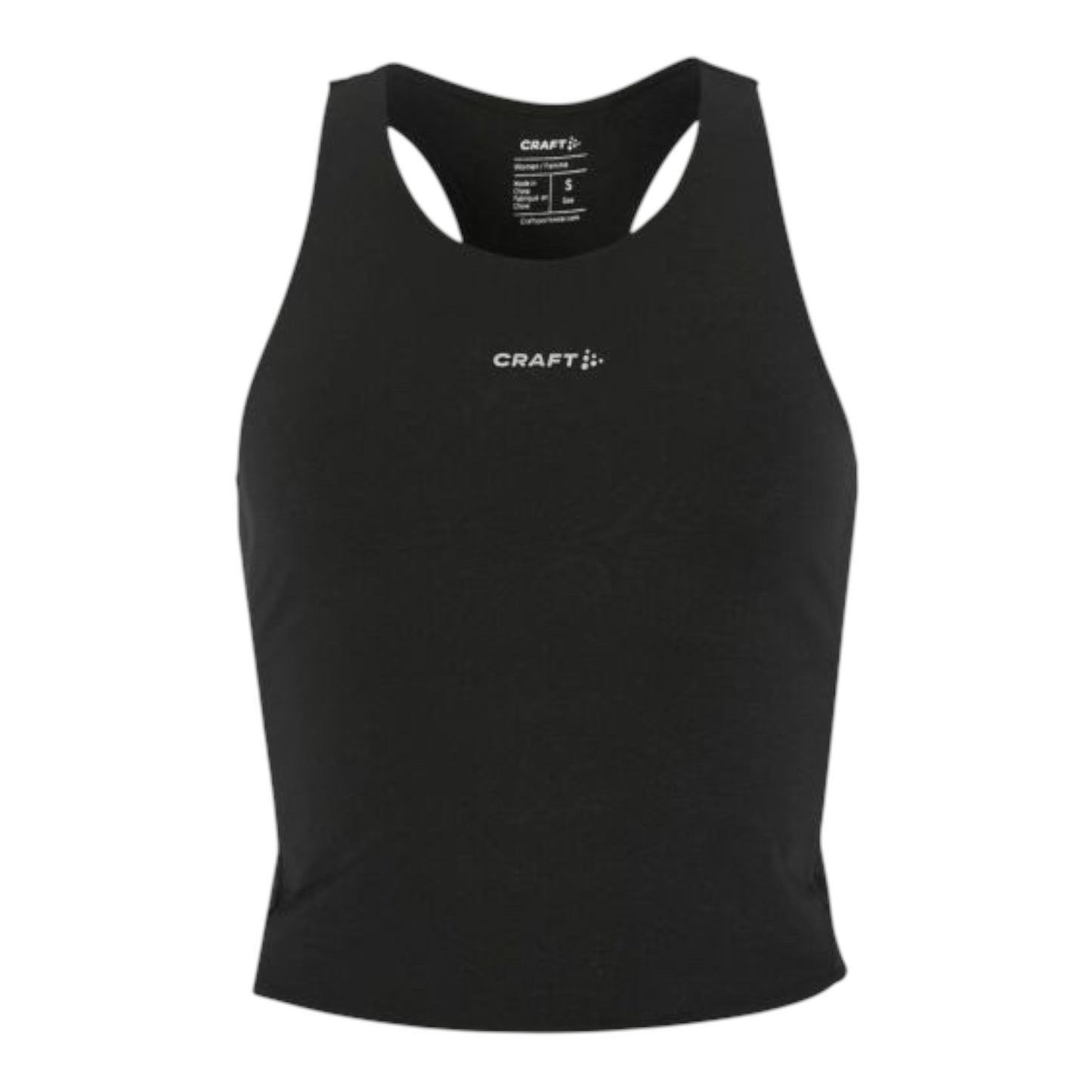 Craft - Hypervent Cropped Pocket Singlet W - black - débardeur running femmes
