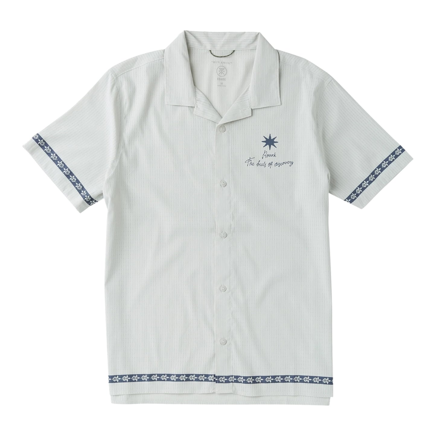 Roark Run Amok - Bless Up Trail Shirt - silver - chemise running hommes