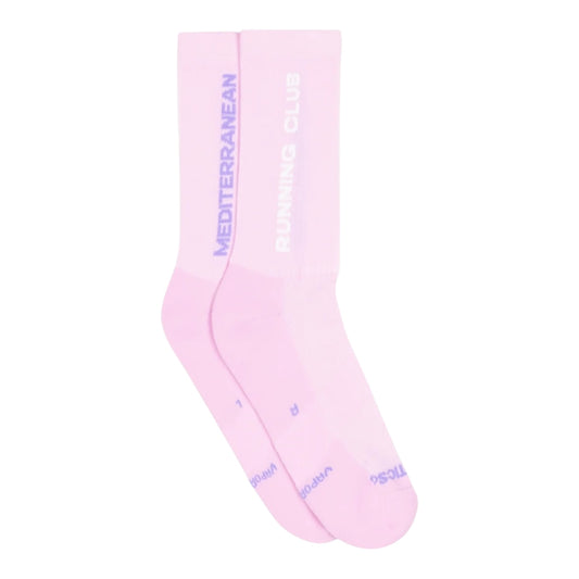 Peaufine Athletics - Vaporfeel® Socks - Mediterranean running club - pink - Chaussettes Running unisexe