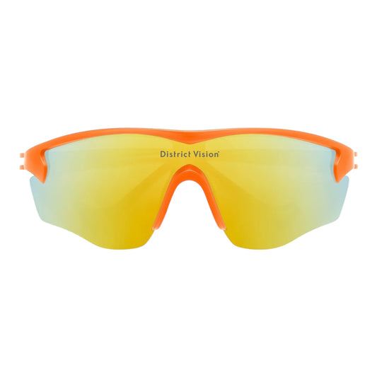 District Vision - Junya Racer - citrus / D+ amber mirror - lunettes Running unisexe