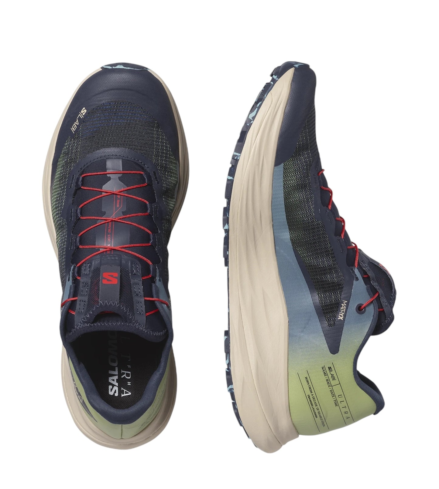 Salomon - S/LAB Ultra - Sage / Cameo Blue / Night Sky - Chaussures trail running hommes