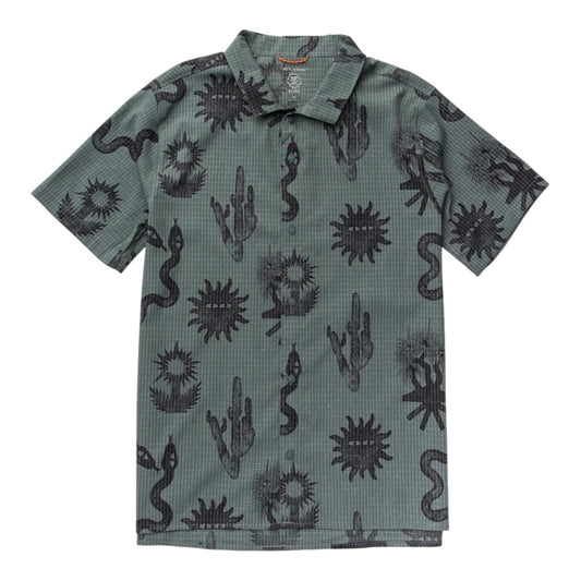 Roark Run Amok - Bless Up Trail Breathable Stretch Shirt - forest - chemise running hommes
