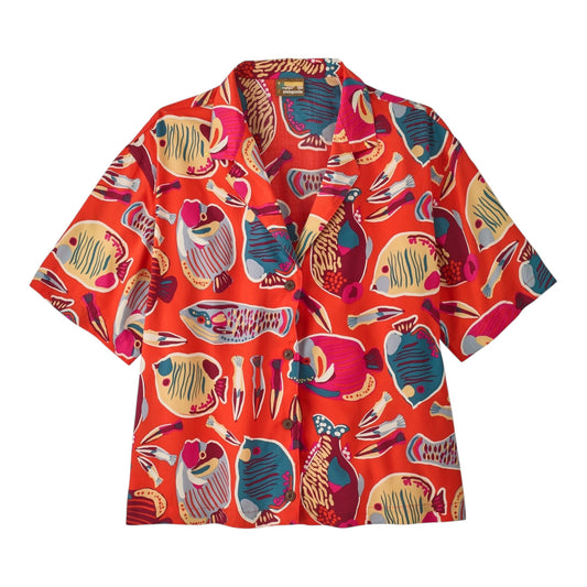 Patagonia - Women's Tidal Threads Shirt - Wrasse / Pollinator Orange - Chemise femmes