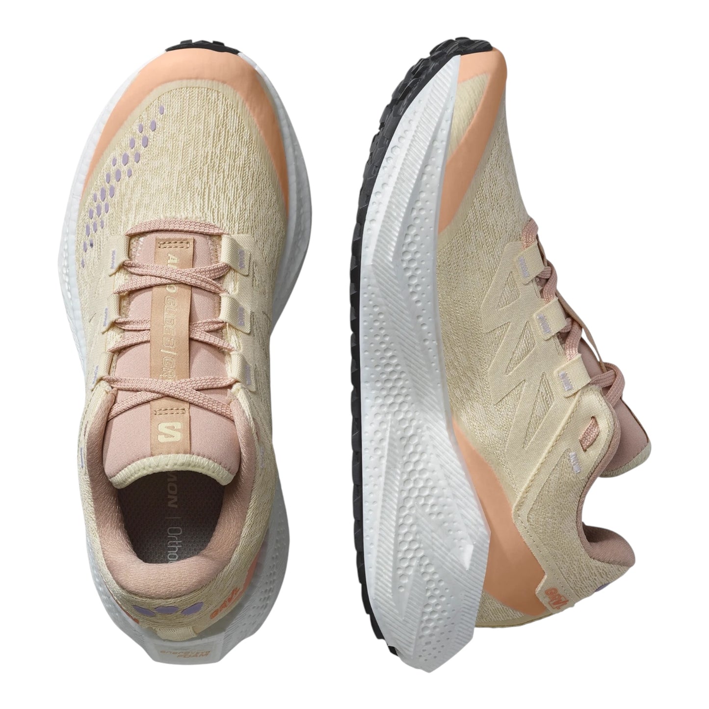 Salomon - Aero Glide 3 GRVL - Shortbread / White / Fusion Coral- Chaussures running femmes