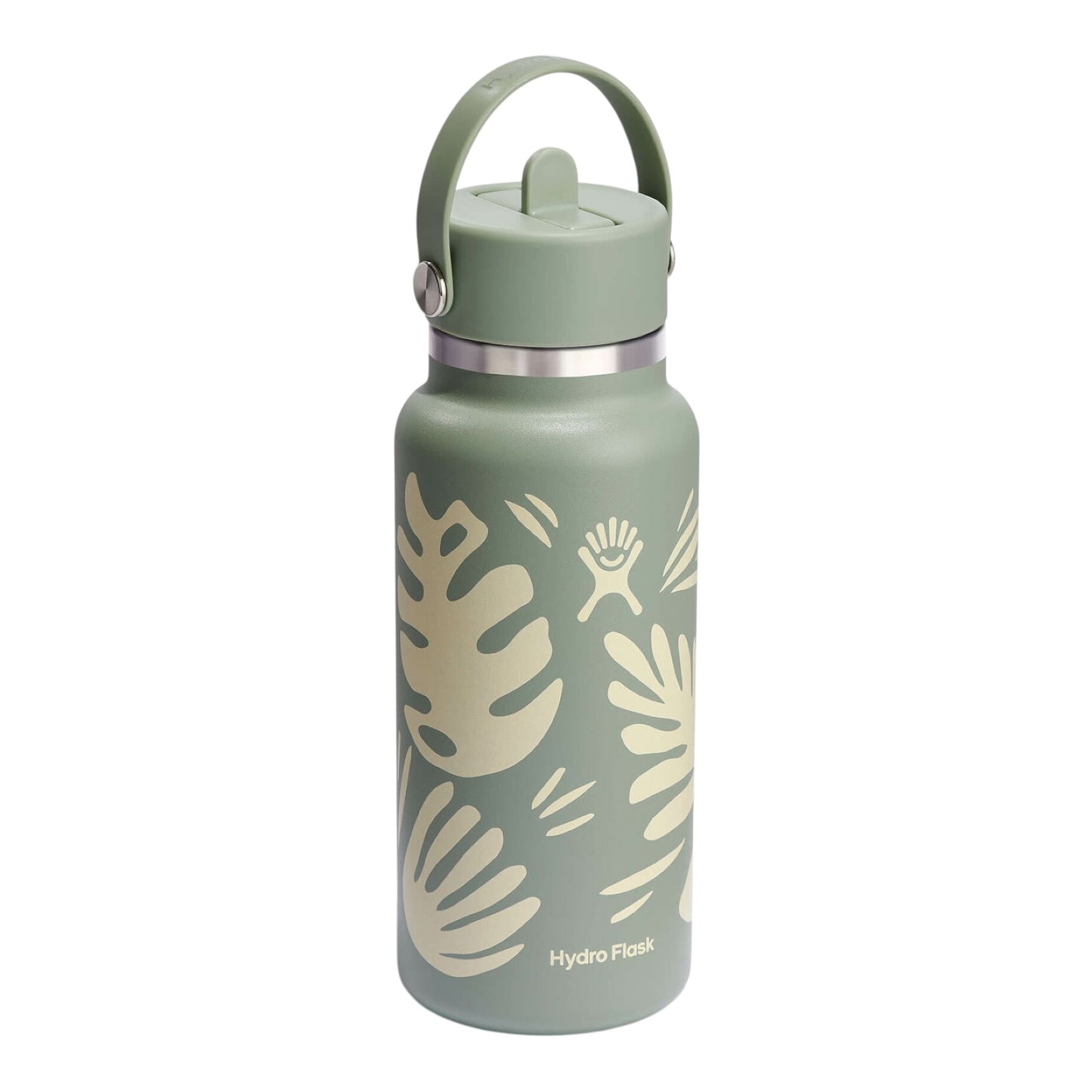 Hydro Flask - 32 oz (946 ml) Wide Mouth with Flex Straw Cap - botanical bliss agave