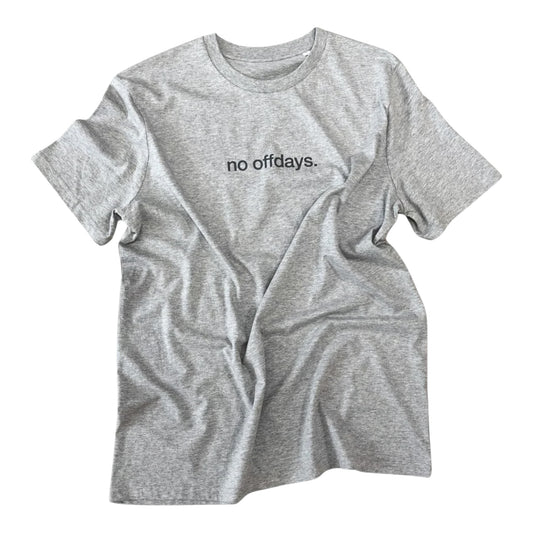 4T2 - No Offdays Tee - heather grey - Teeshirt hommes