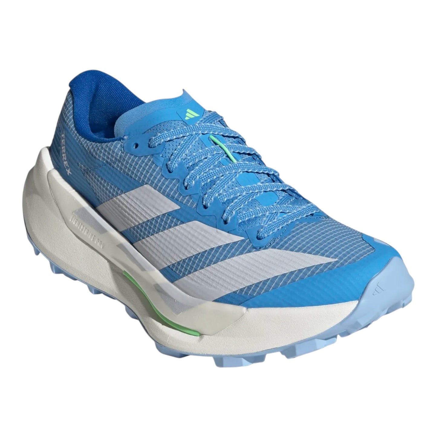 Adidas - Terrex Agravic TT  W - blue burst / dash grey / lime burst  - Chaussures Trail running femmes
