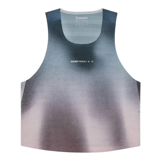 Bandit - Women’s COOLGRID™ Race Singlet - aegean multi - Débardeur Running femmes