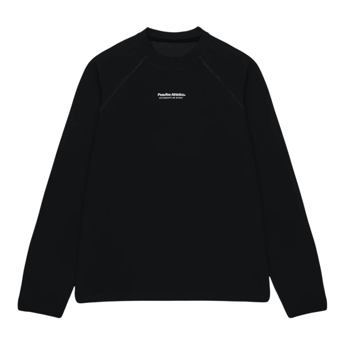 Peaufine Athletics - Rib Tech Longsleeve Tee - black - Teeshirt Running Hommes