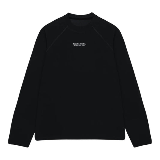 Peaufine Athletics - Rib Tech Longsleeve Tee - black - Teeshirt Running Hommes