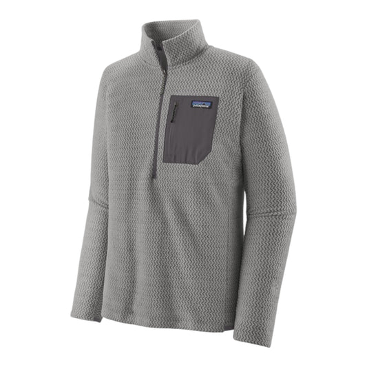 Patagonia - M's R1® Air Zip-neck - forever grey - Haut technique running hommes