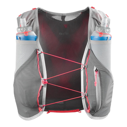 Salomon - ADV Skin 5 - castelrock / alloy / neon flame - gilet d’hydratation unisexe