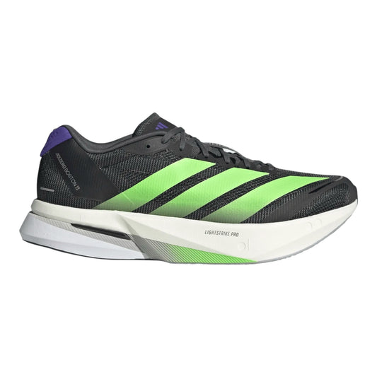 Adidas - Adizero Boston 13 - Core Black / Lime Burst / Energy Ink - Chaussures running hommes