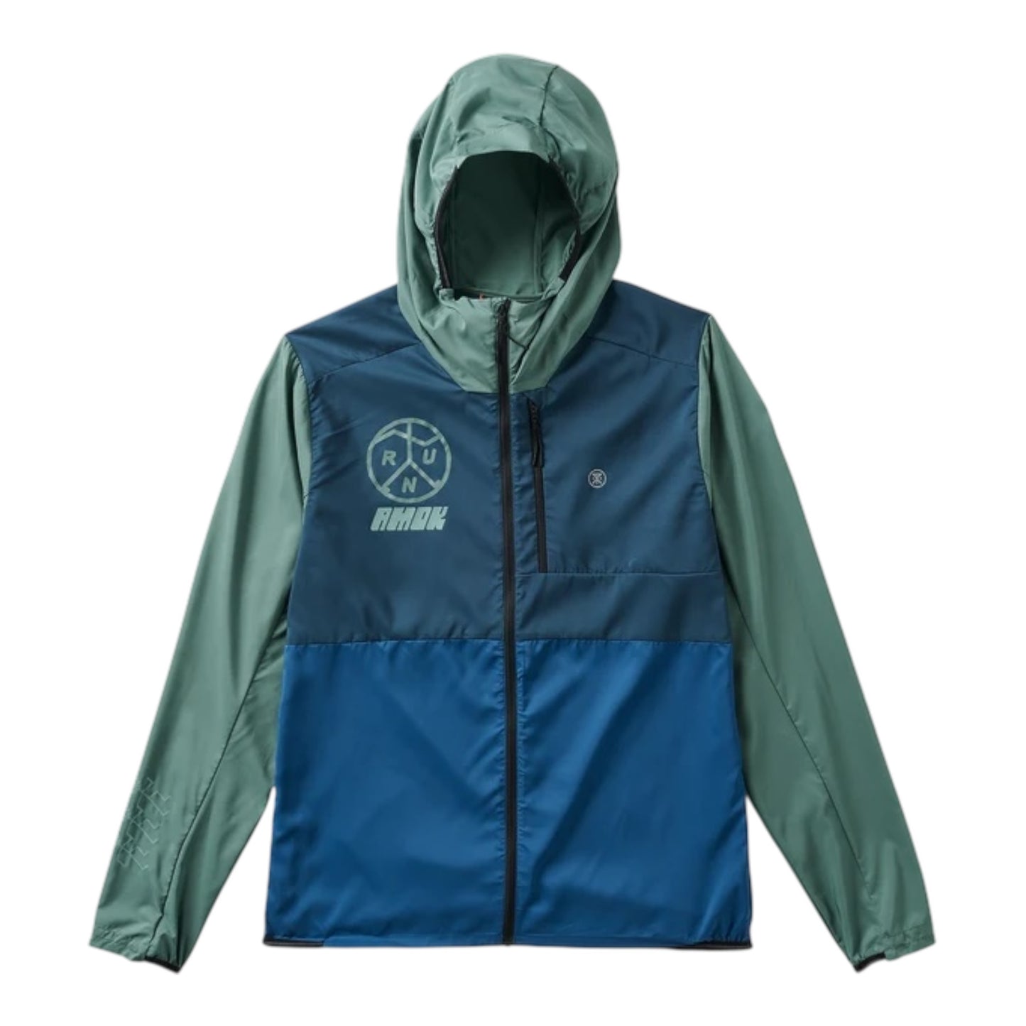 Roark Run Amok - Secondwind 3.0 Jacket Packable - slate green - veste running hommes