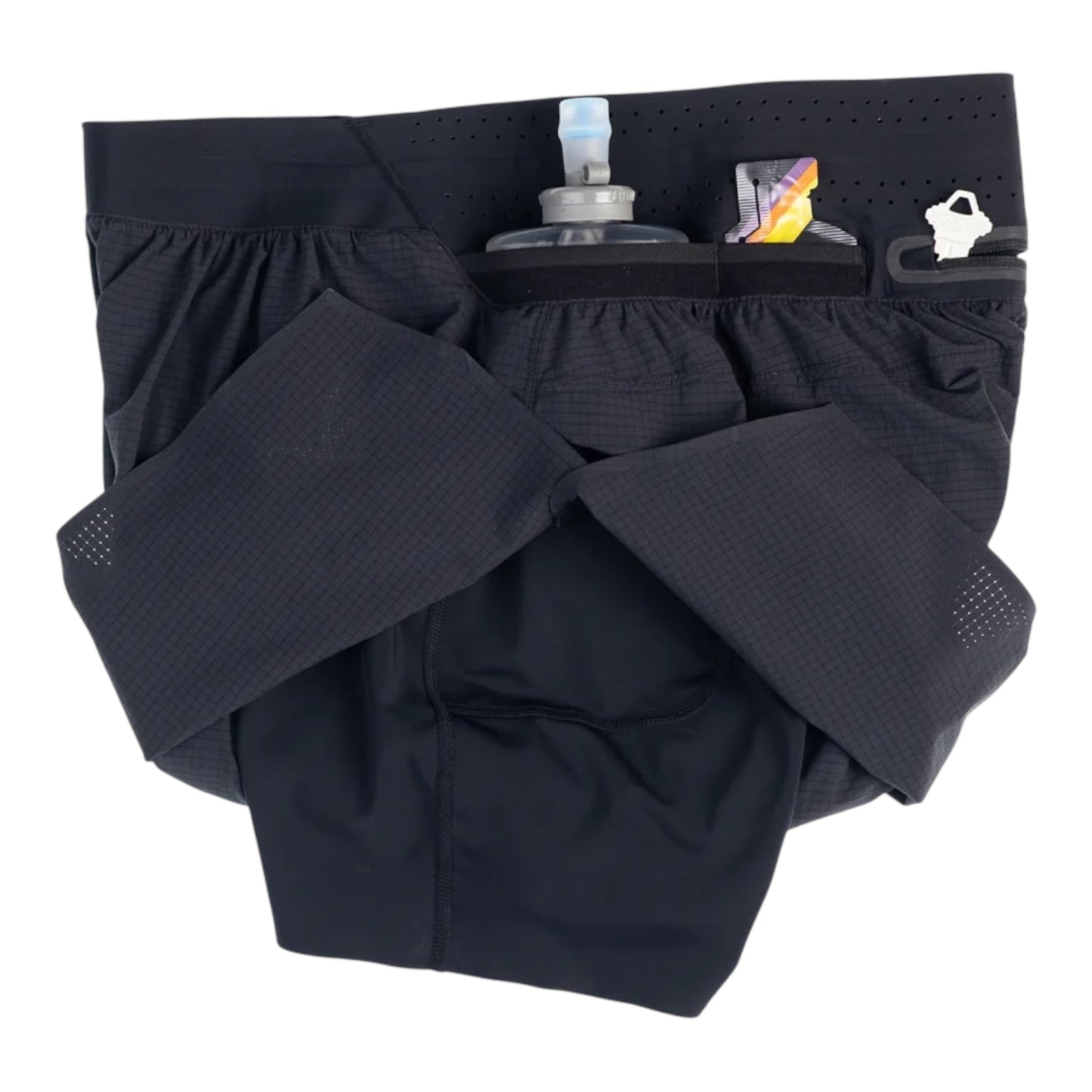 Raide Research - Men's TrailTech Short - black - Short running hommes