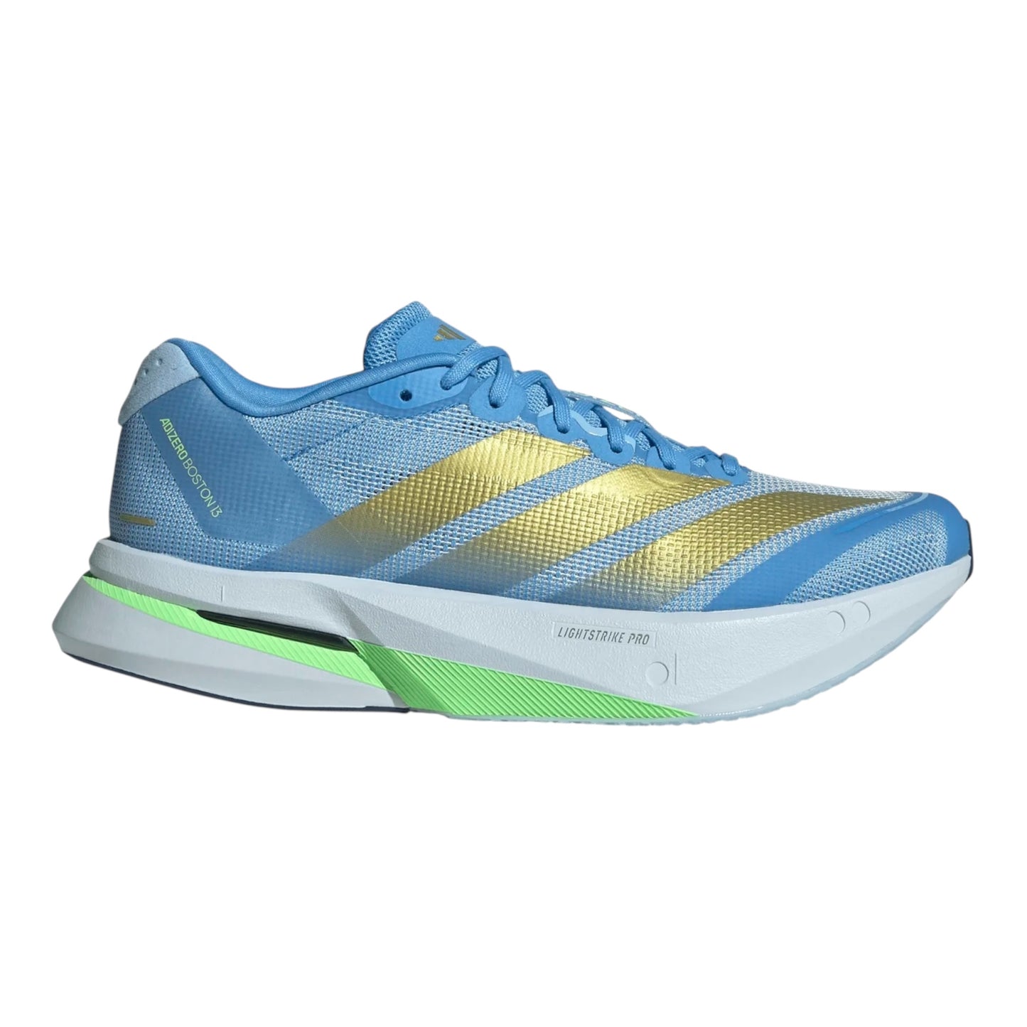 Adidas - Adizero Boston 13 - blue burst / gold metal / flow blue - Chaussures running femmes
