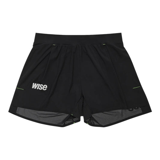 Wise - Short 011 - black - Short running hommes