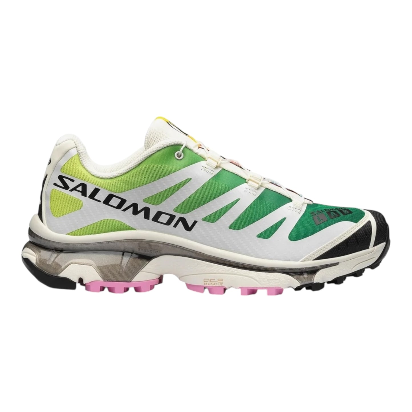 Salomon - XT-4 OG - vanilla ice / acid lime / pink - chaussures unisexe
