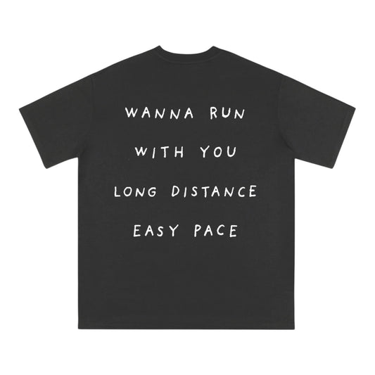 Peaufine Athletics - Wood T-shirt™ Wanna Run - anthracite - Teeshirt Running Hommes