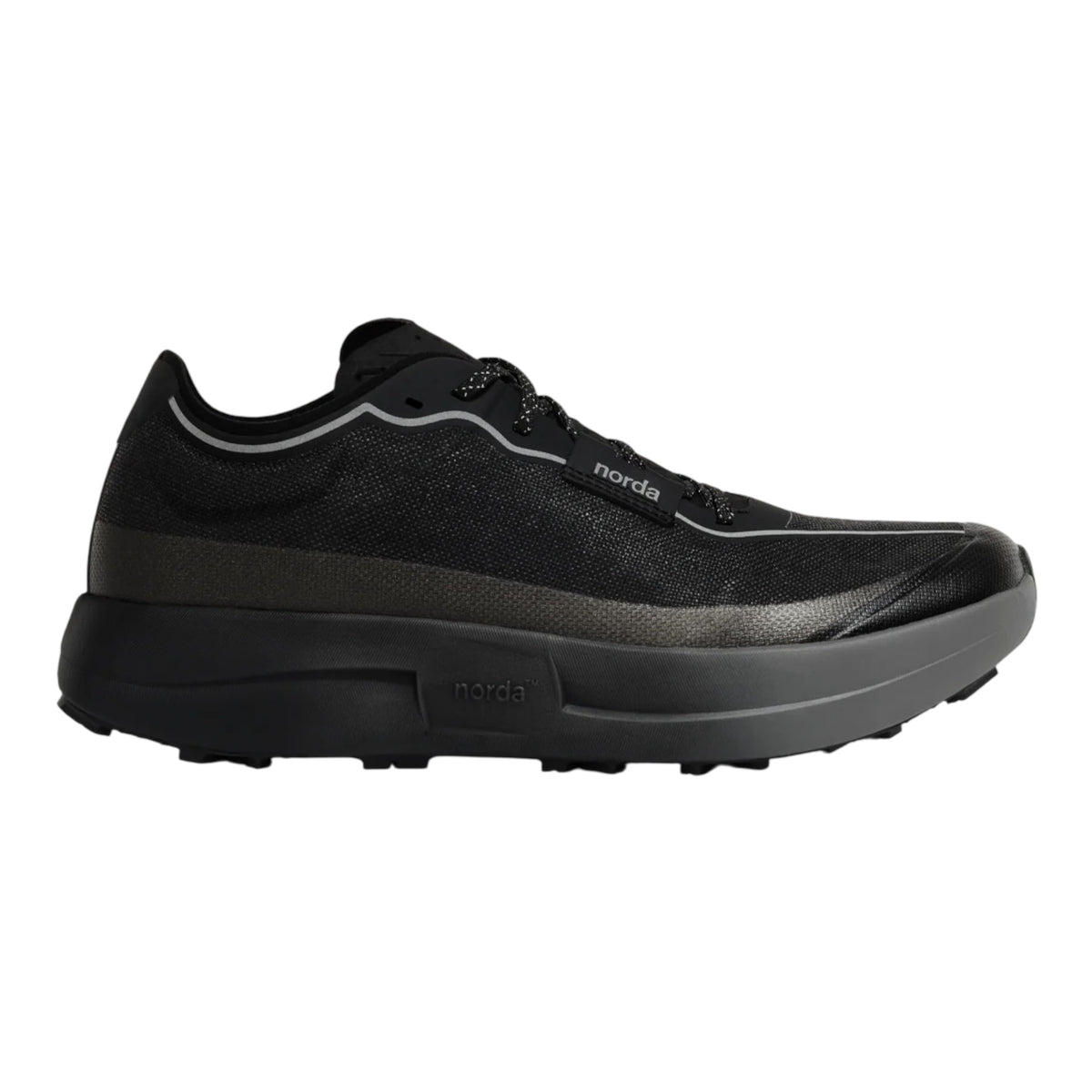 Norda - 005 - stealth black - Chaussures trail running hommes