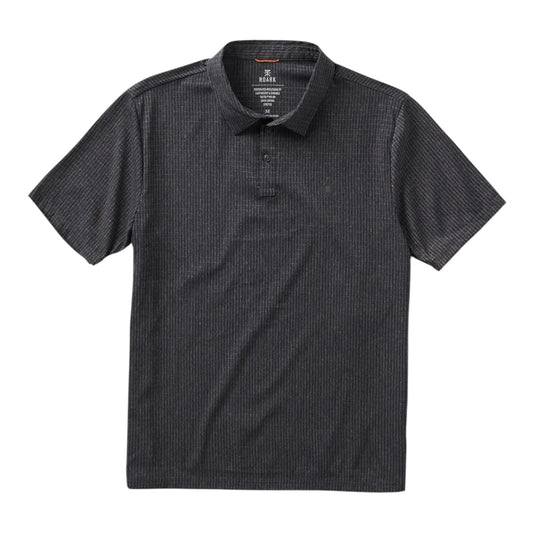 Roark Run Amok - Bless Up Breathable Polo Shirt - black - polo running hommes