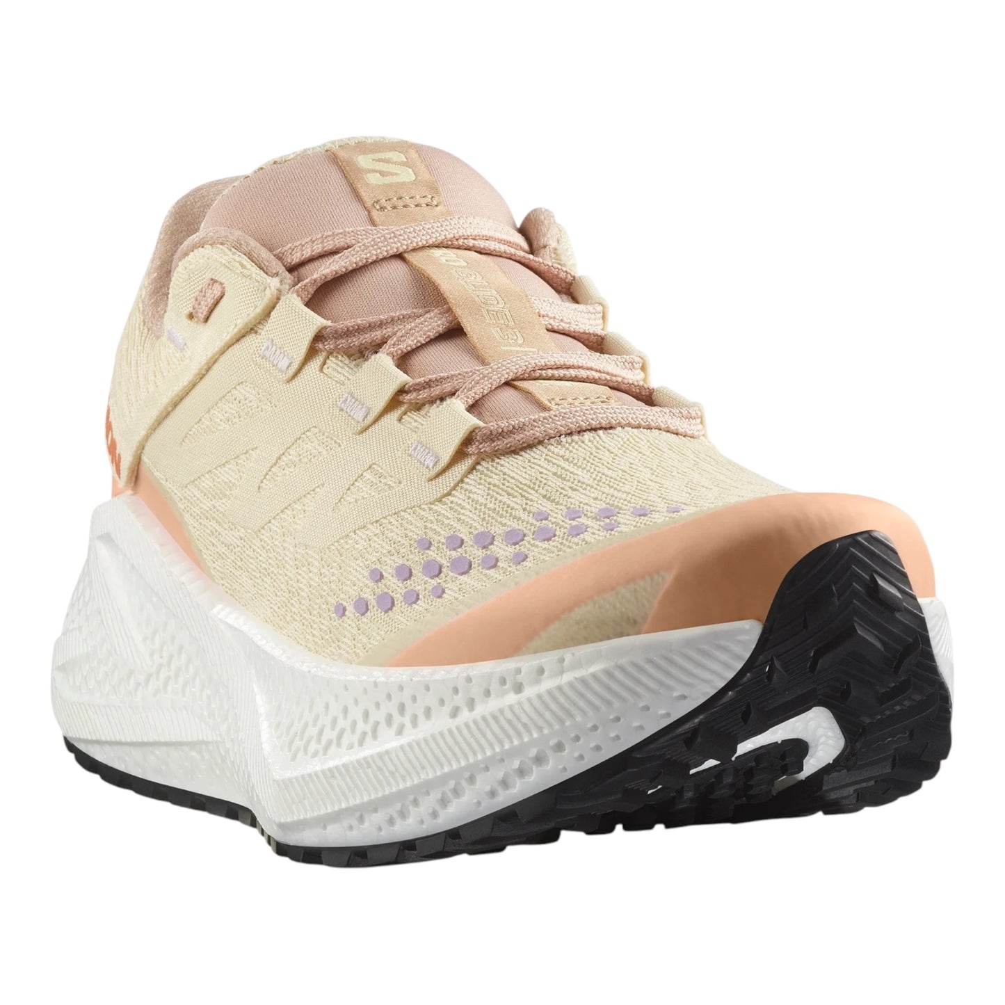 Salomon - Aero Glide 3 GRVL - Shortbread / White / Fusion Coral- Chaussures running femmes
