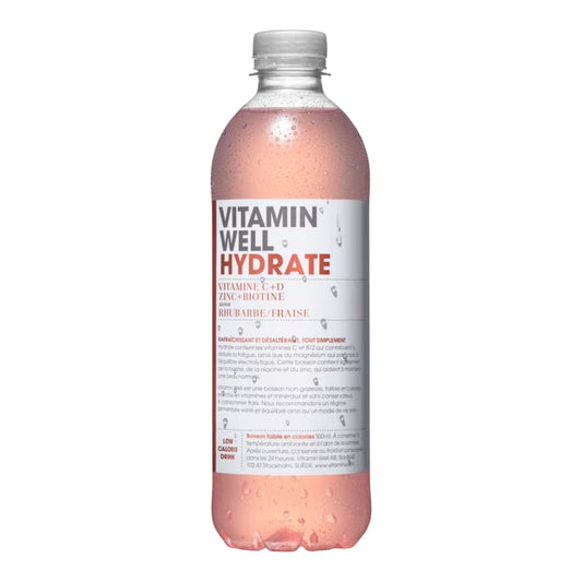 Vitamin Well - Hydrate - Boisson enrichie en vitamines et minéraux