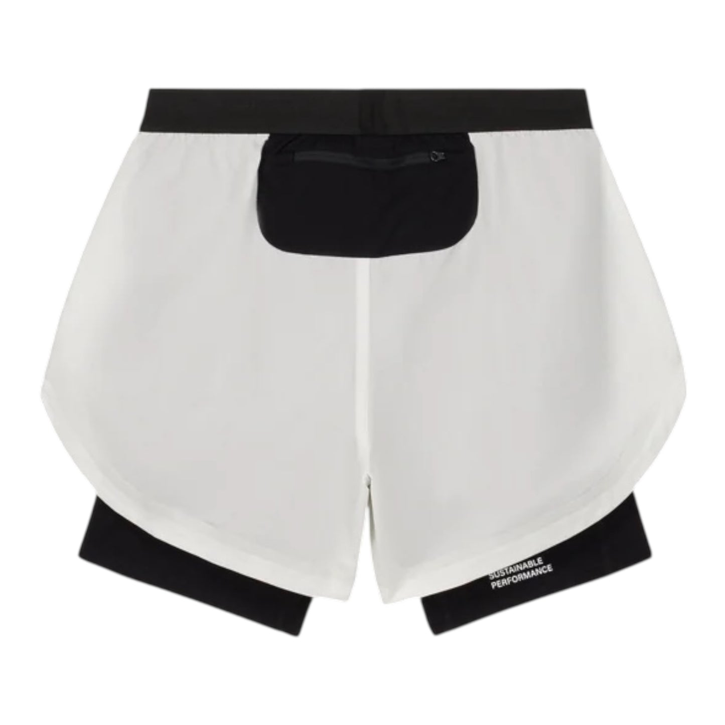 Act Running - BioRip Short 2 en 1 - blanc - Short running hommes