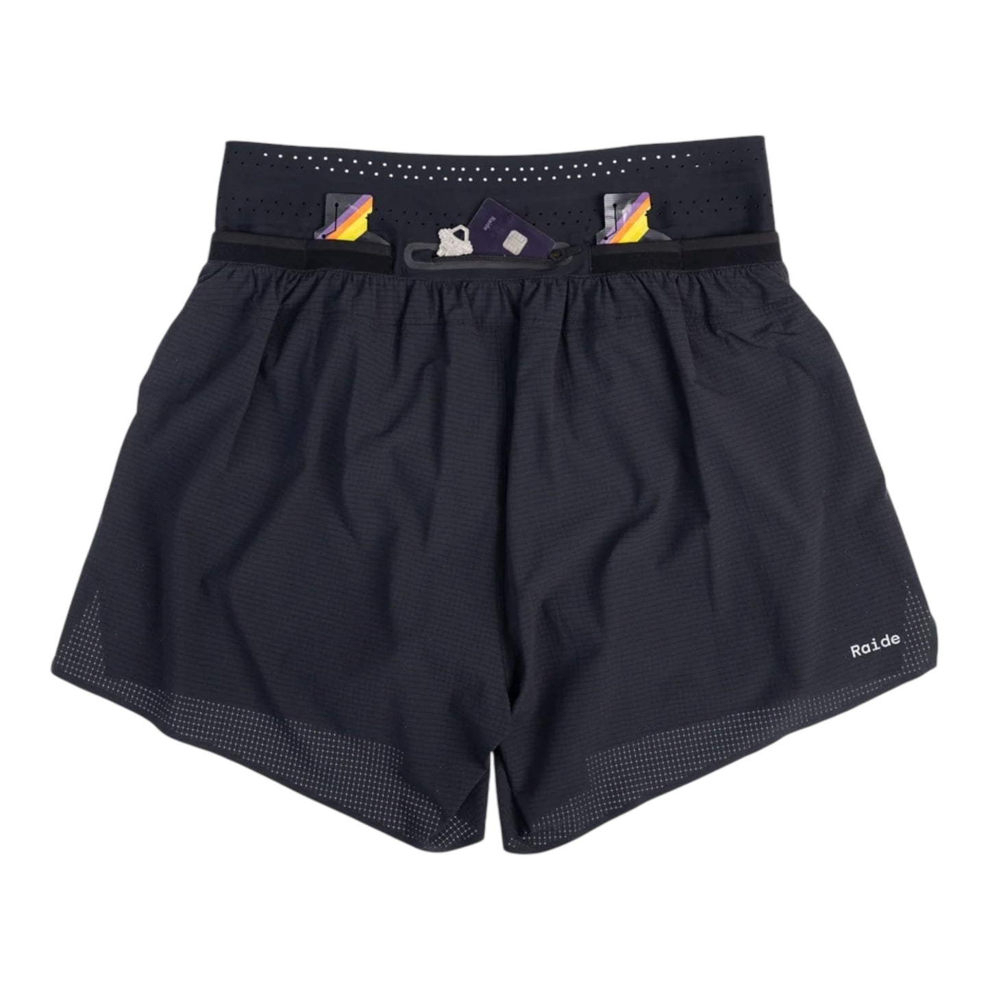 Raide Research - Men's TrailTech Short - black - Short running hommes