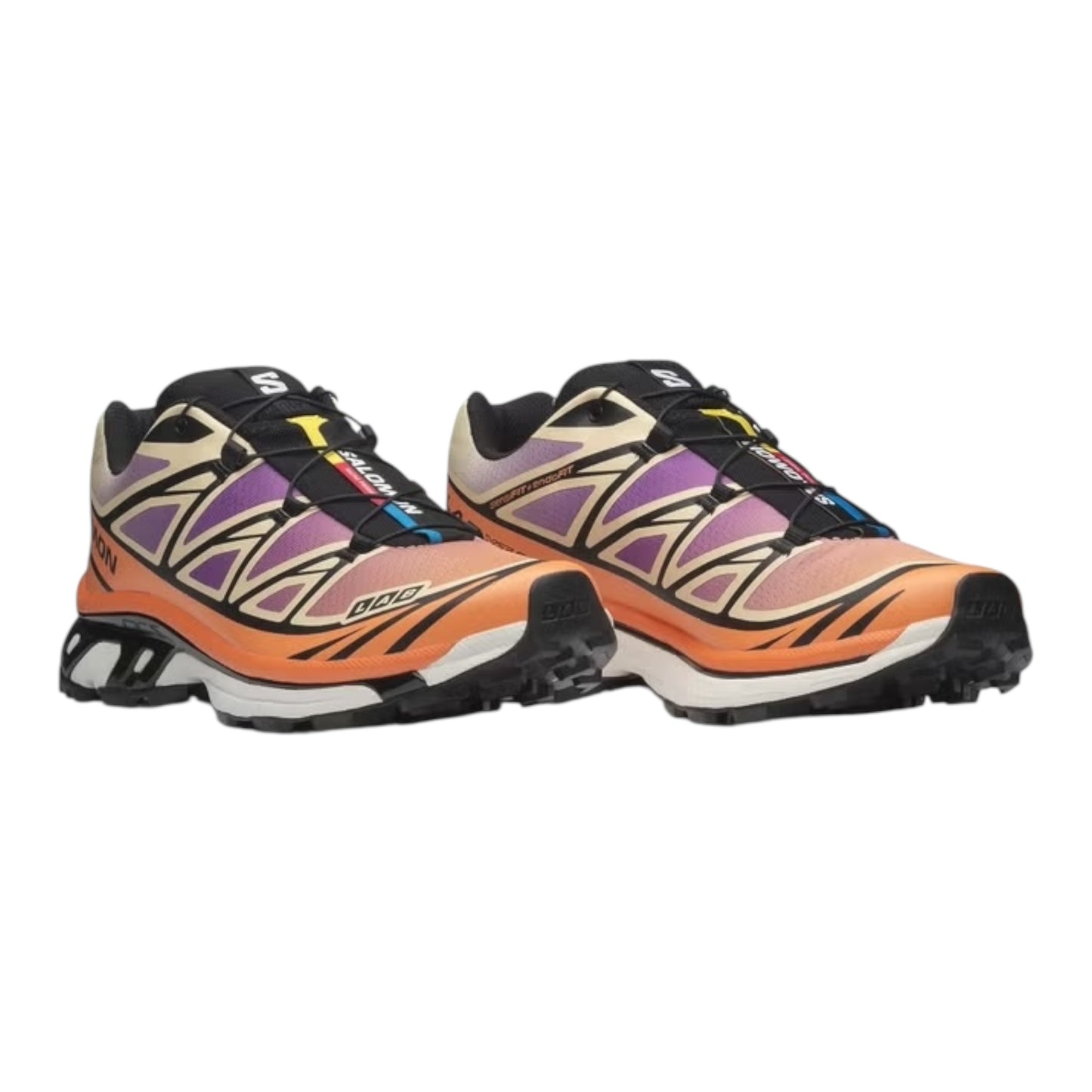 Salomon - XT-6 - Black / Almond Cream / fire - chaussures unisexe