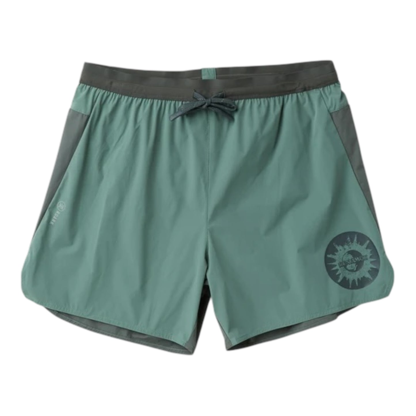 Roark Run Amok - Alta Shorts 5" - slate Green - short running hommes