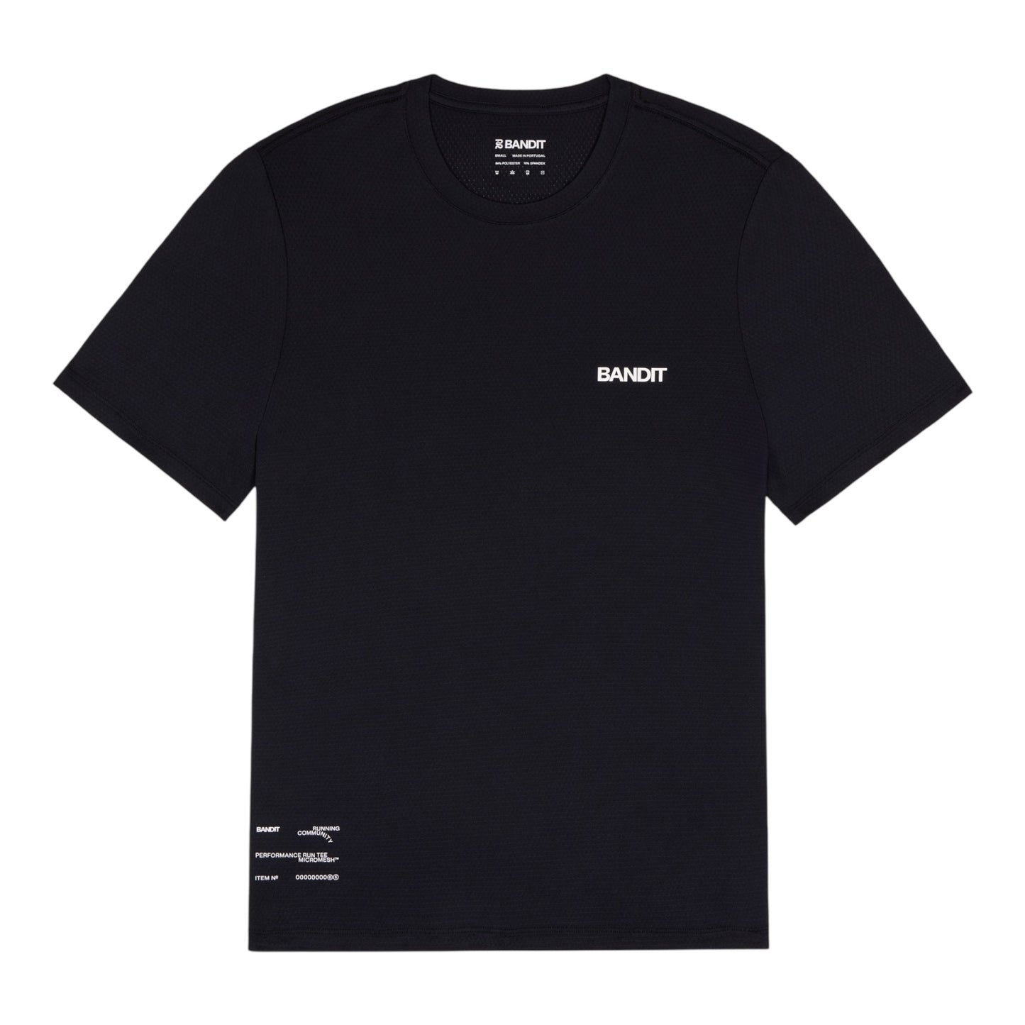 Bandit - Men’s MICROMESH™ Run Tee - black - Teeshirt Running hommes