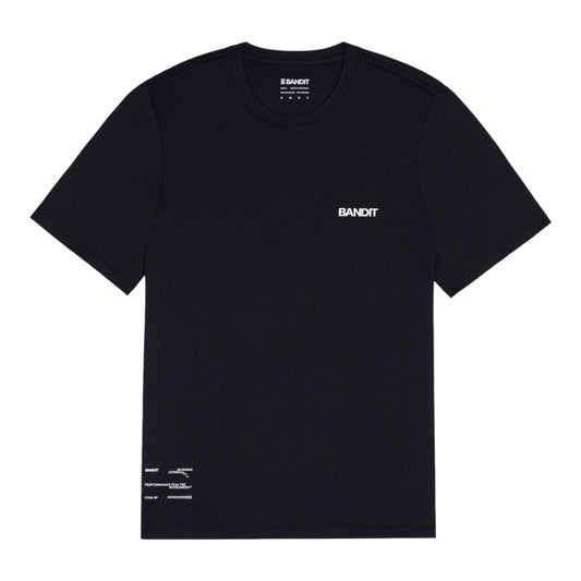 Bandit - Men’s MICROMESH™ Run Tee - black - Teeshirt Running hommes