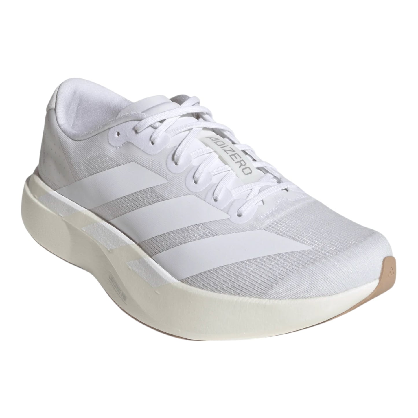 Adidas - Adizero Evo SL - Cloud White / Cloud White / Warm Sandstone - Chaussures running hommes