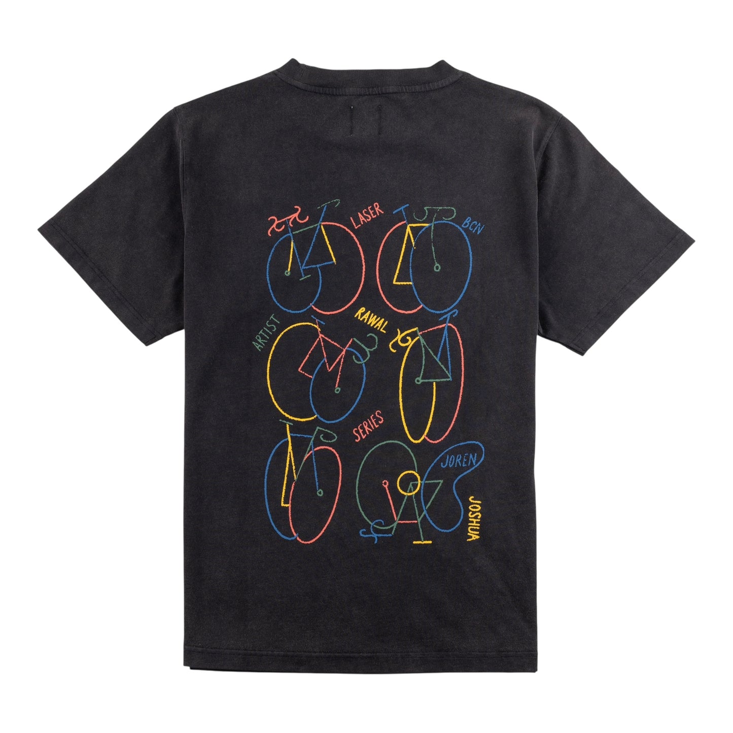 Laser Barcelona - Rawal Artist Series X Joren Joshua Tee - black - Teeshirt hommes