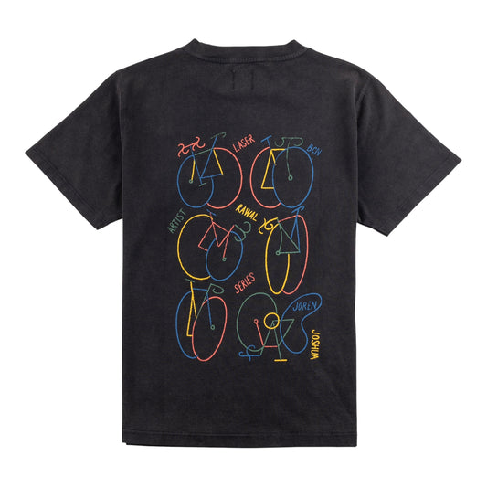 Laser Barcelona - Rawal Artist Series X Joren Joshua Tee - black - Teeshirt hommes