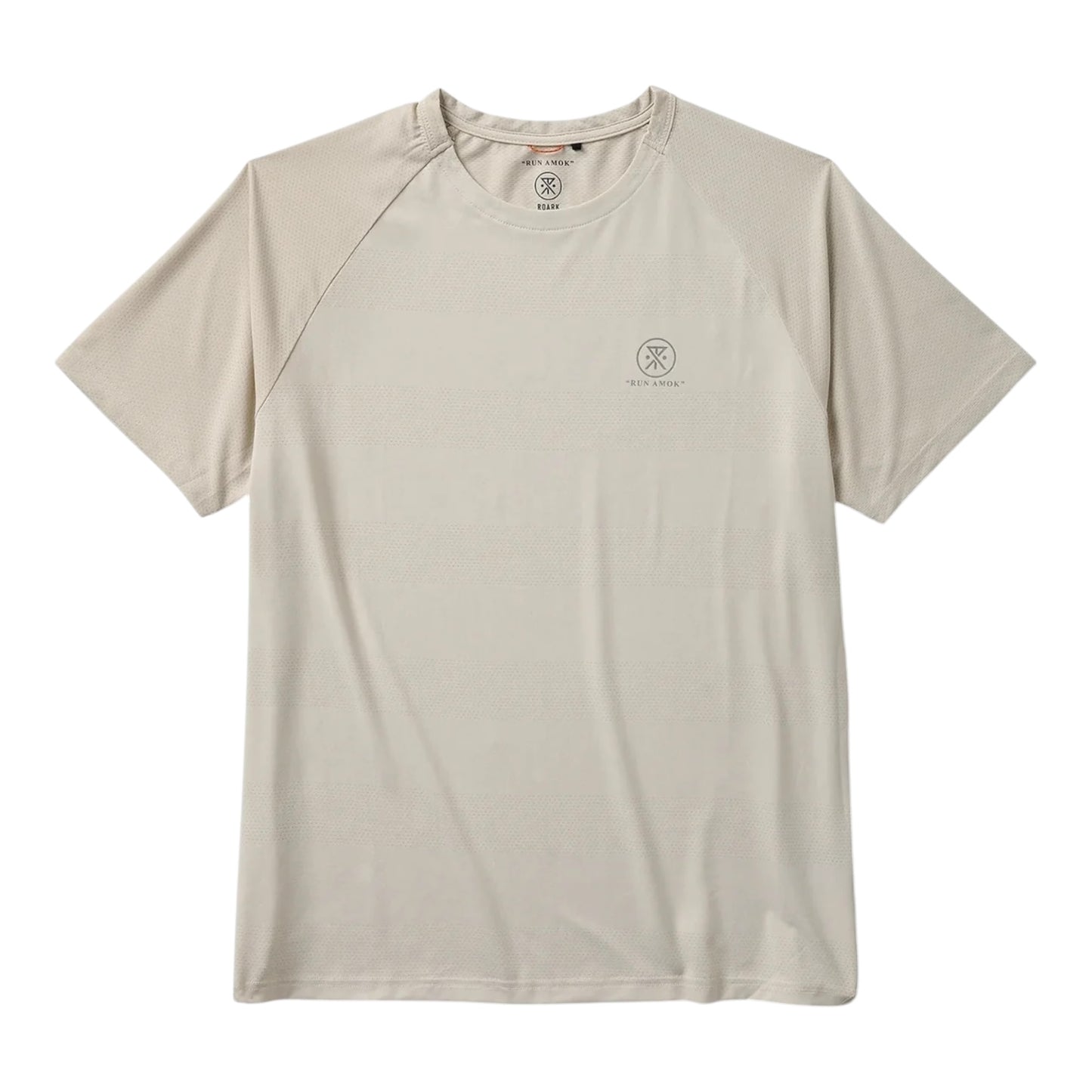 Roark Run Amok - Alta Elite Running Tee - moonstone - Teeshirt running hommes