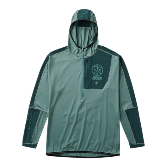 Roark Run Amok - Grinnell Active Hoodie - dark forest - teeshirt running hommes