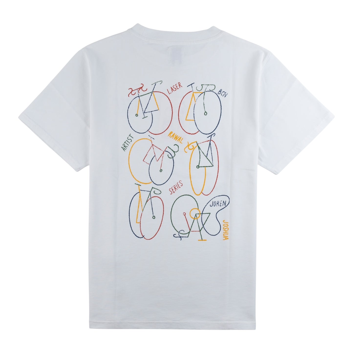 Laser Barcelona - Rawal Artist Series X Joren Joshua Tee - white - Teeshirt hommes