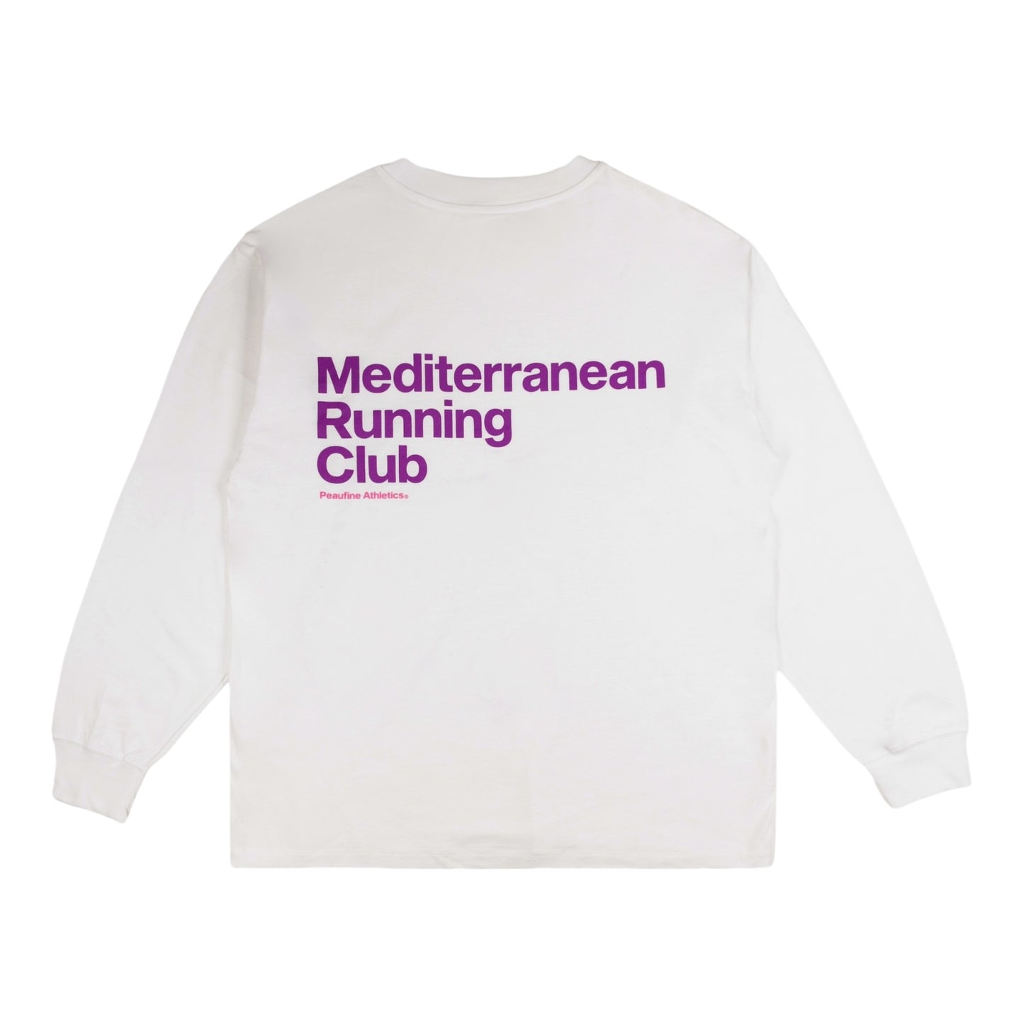Peaufine Athletics - Longsleeve Seaweed T-shirt - Mediterranean running club - Teeshirt Running Hommes