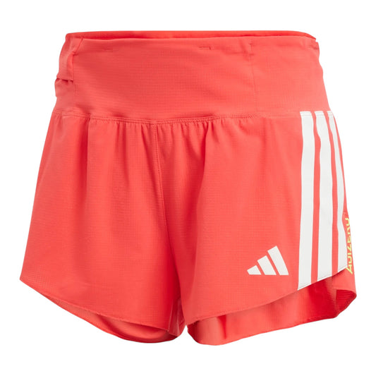 Adidas - Adizero Gel Short W - semi lucid red - Short running femmes