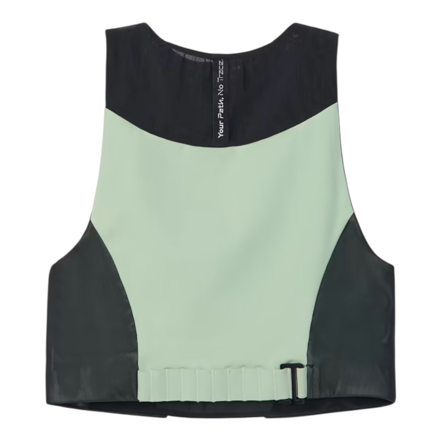 NNormal - Trail Crop Top 02 W Green - débardeur running femmes