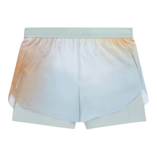Bandit - Men’s COOLGRID™ 2-in-1 Run Short - lagoon multi - Short Running hommes