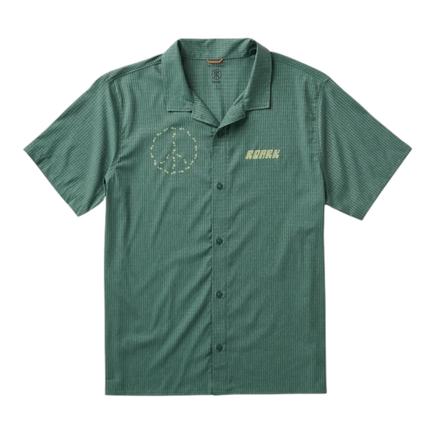 Roark Run Amok - Bless Up Breathable Stretch Shirt - slate green - chemise running hommes