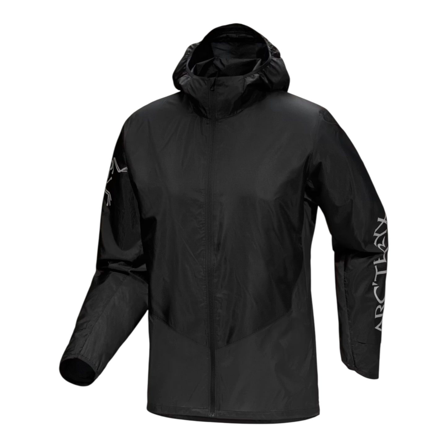 Arc’teryx - Norvan Windshell Hoody - black / graphite - veste running hommes