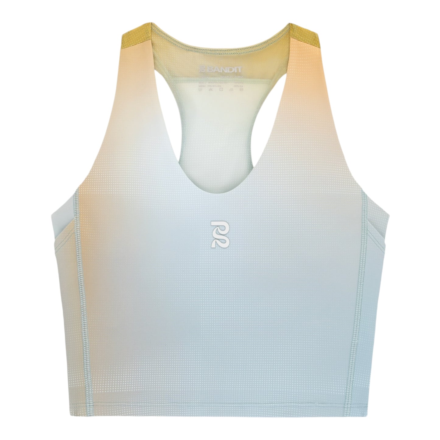 Bandit - Women’s VANISHER™ V-neck Race Corp - lagoon multi - Brassière Running femmes